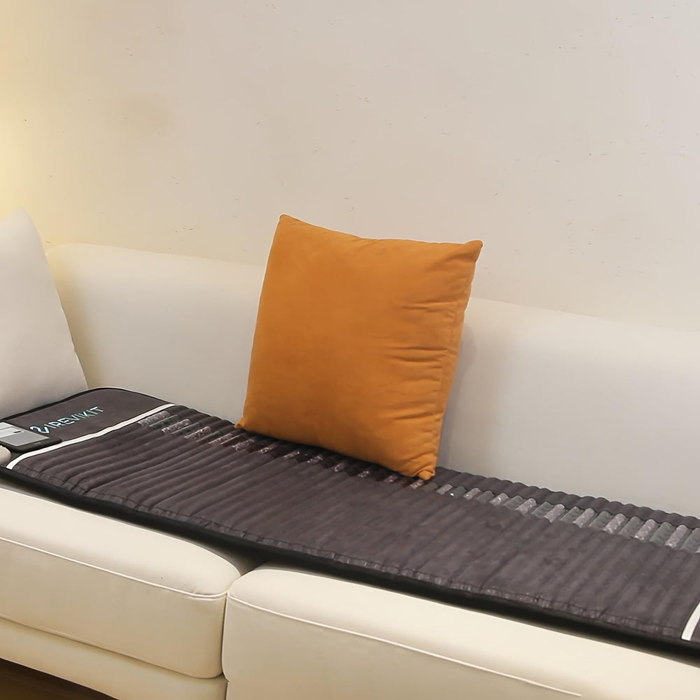 IREVIKIT Full-body Mat on bed or sofa enables at-home therapy.
