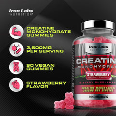 Iron Labs Nutrition Creatine Gummies 2-pack offers a longer supply.