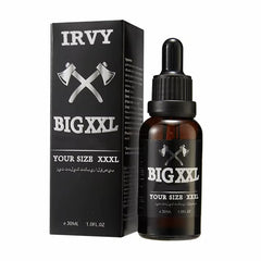 Irvy Big XXL bottle being poured, suggesting enhanced size potential.