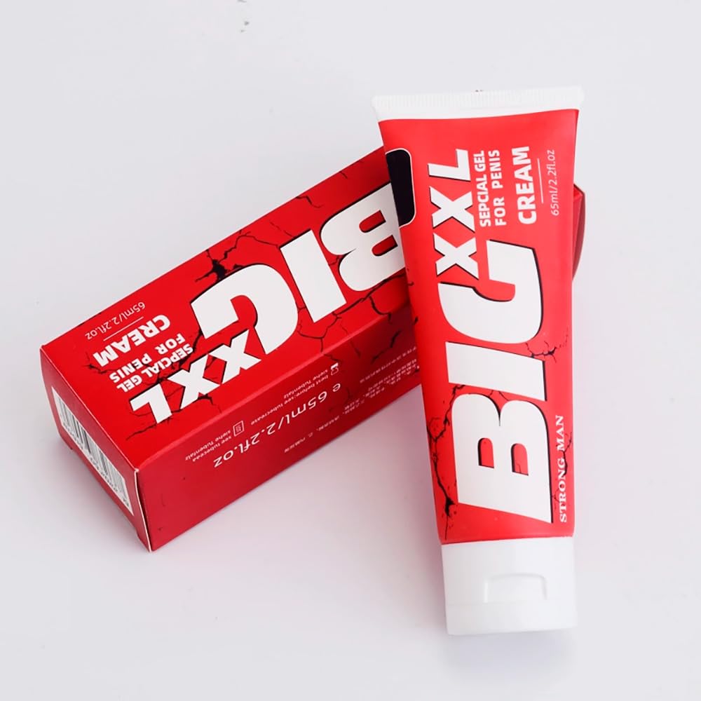 Irvy Big XXL Cream packaging: sleek design on display.
