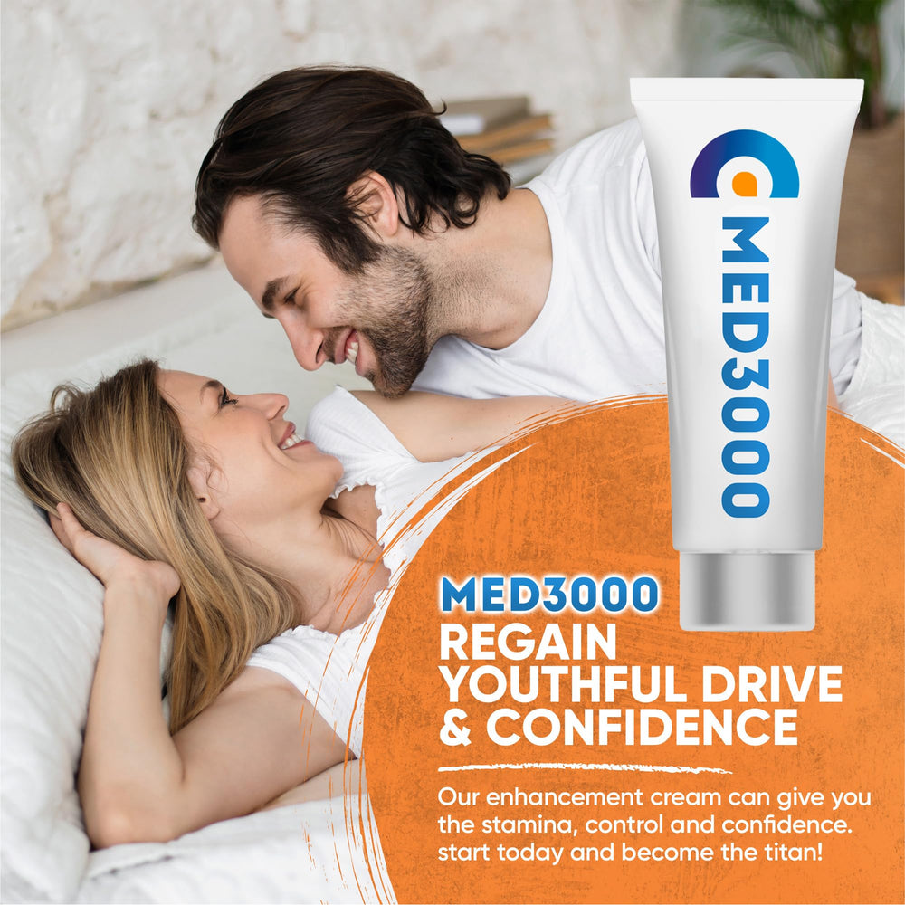 Texture close-up of Irvy Med3000 Gel for Men demonstrates smooth, easy-to-apply cream.