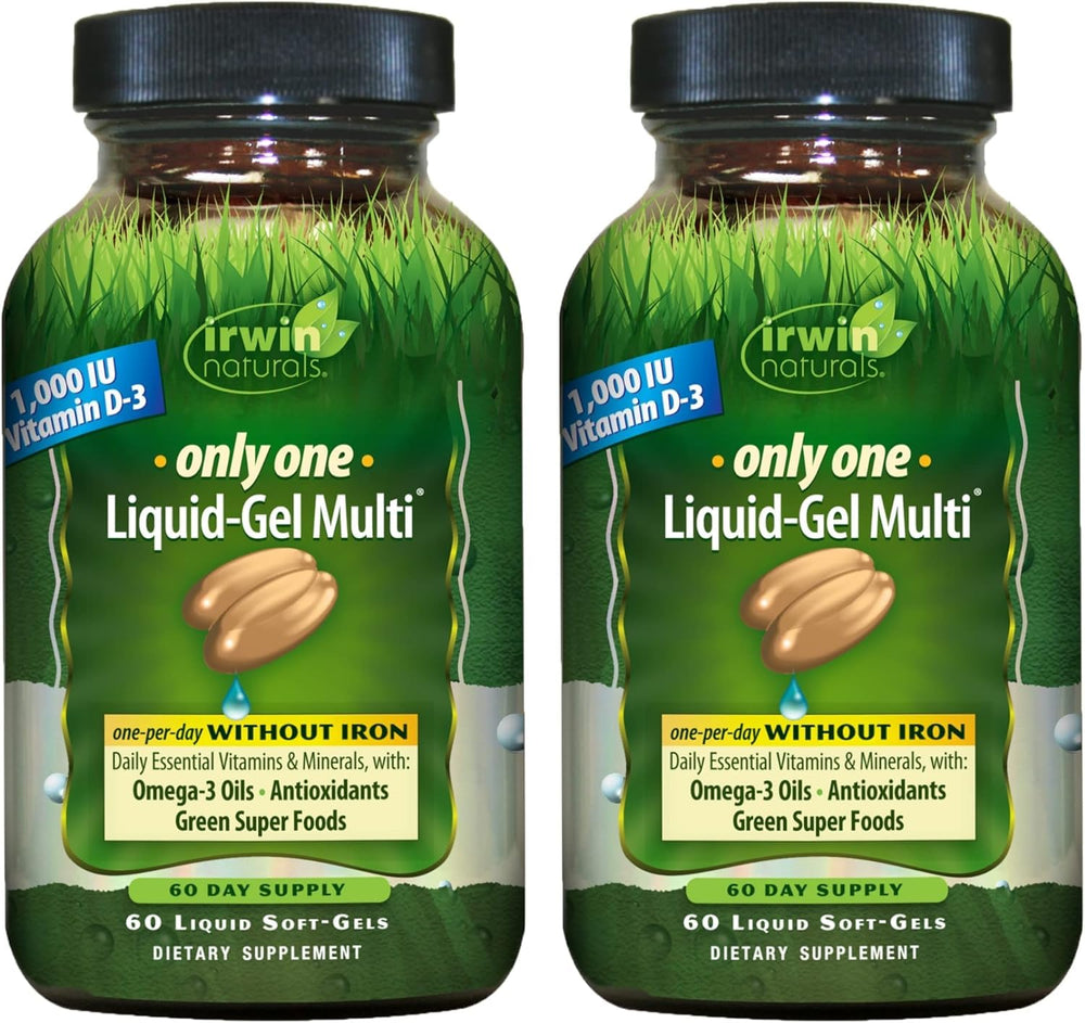 Irwin Naturals Only One bottle ready for daily nutrition on the go.