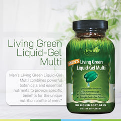 Irwin Naturals Saw Palmetto capsules on label.