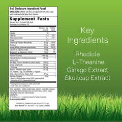 Stress-Defy softgels close-up shows easy-to-swallow liquid capsule form.