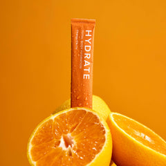 Isagenix Hydrate watermelon stick with hyaluronic acid suggesting skin hydration benefits.