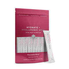Isagenix Hydrate watermelon stick for on the go hydration and skin support.