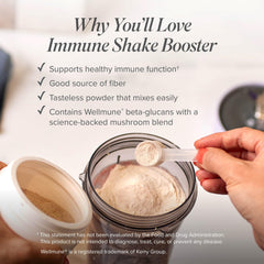 Isagenix Immune Shake Booster features a mushroom blend for a natural wellness twist.