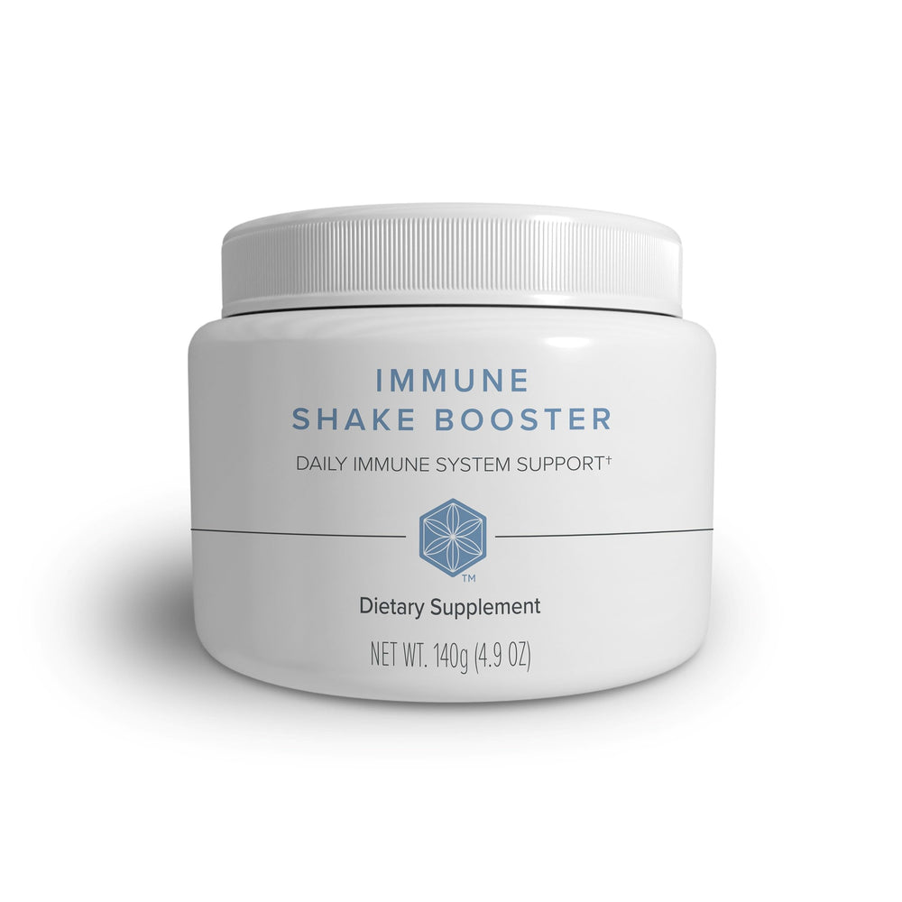 Isagenix Immune Shake Booster unflavored powder, convenient scoop for everyday immune support.