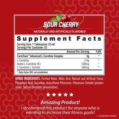 isatori L-Carnitine LS3 3000 pour glass shows performance-ready serving for workouts