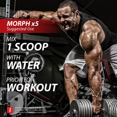 iSatori Morph X5 Cherry Frost brand logo signaling trusted performance