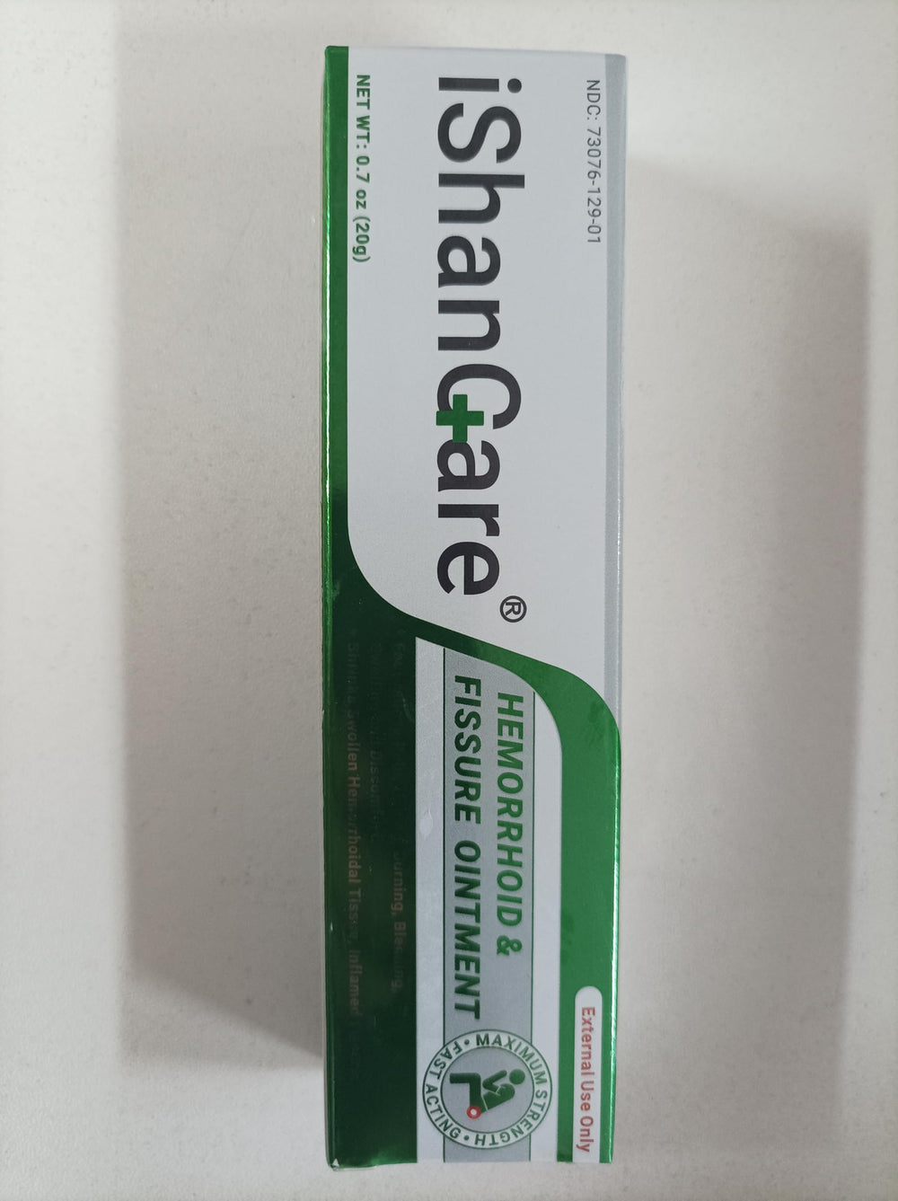 User-friendly applicator demonstrates versatile application methods for Ishancare hemorrhoid cream.