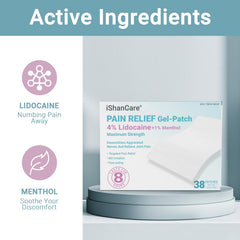 Ishancare fast-acting patch begins desensitizing nerve endings quickly.