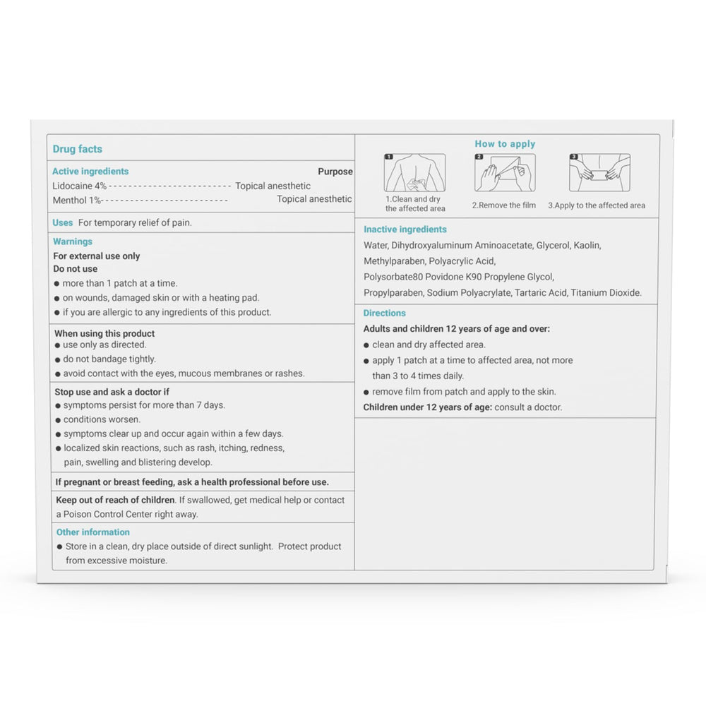 Ishancare patch removal leaves no sticky residue.