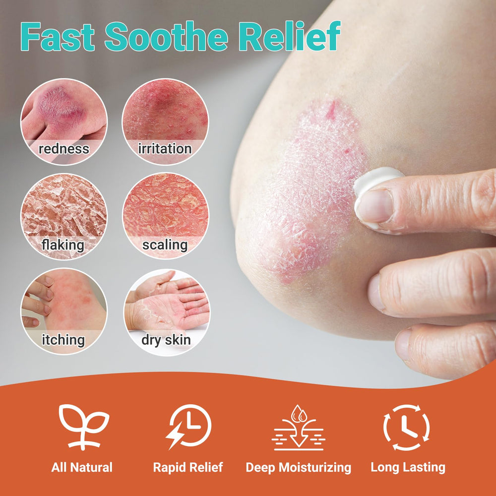 Ingredients highlight with colloidal oatmeal and botanicals in Ishancare Psoriasis Cream