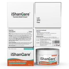 Packaging of Ishancare Psoriasis Cream 3.53 oz