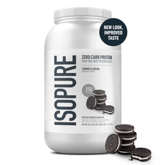 Isopure powder scoop for precise protein measurement after workouts.