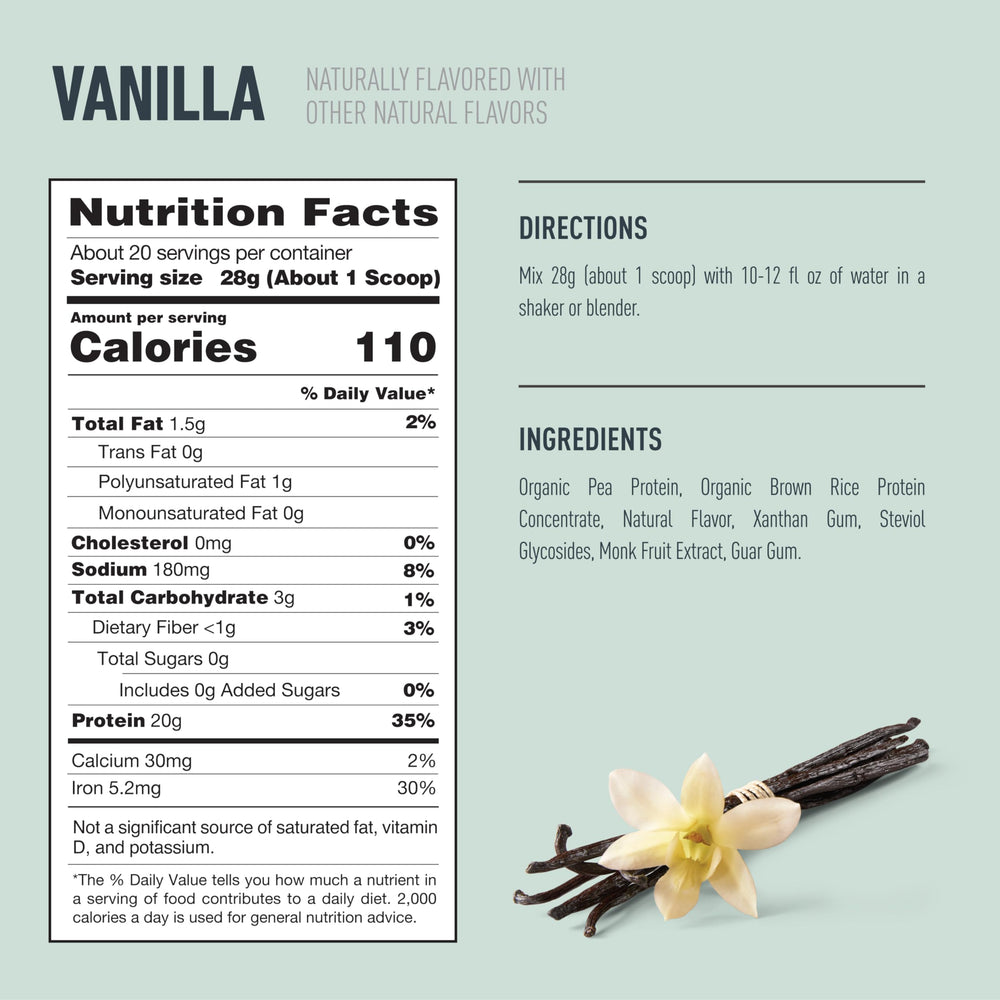 Isopure vanilla shake with ice ready for a refreshing dairy-free treat