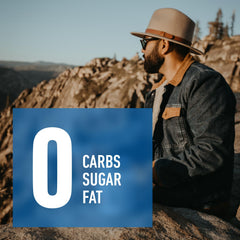 Serving scoop beside container showing 110 servings