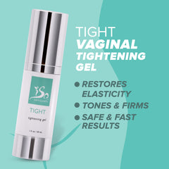 IsoSensuals TIGHT bottle highlights Witch Hazel for soothing care during use.