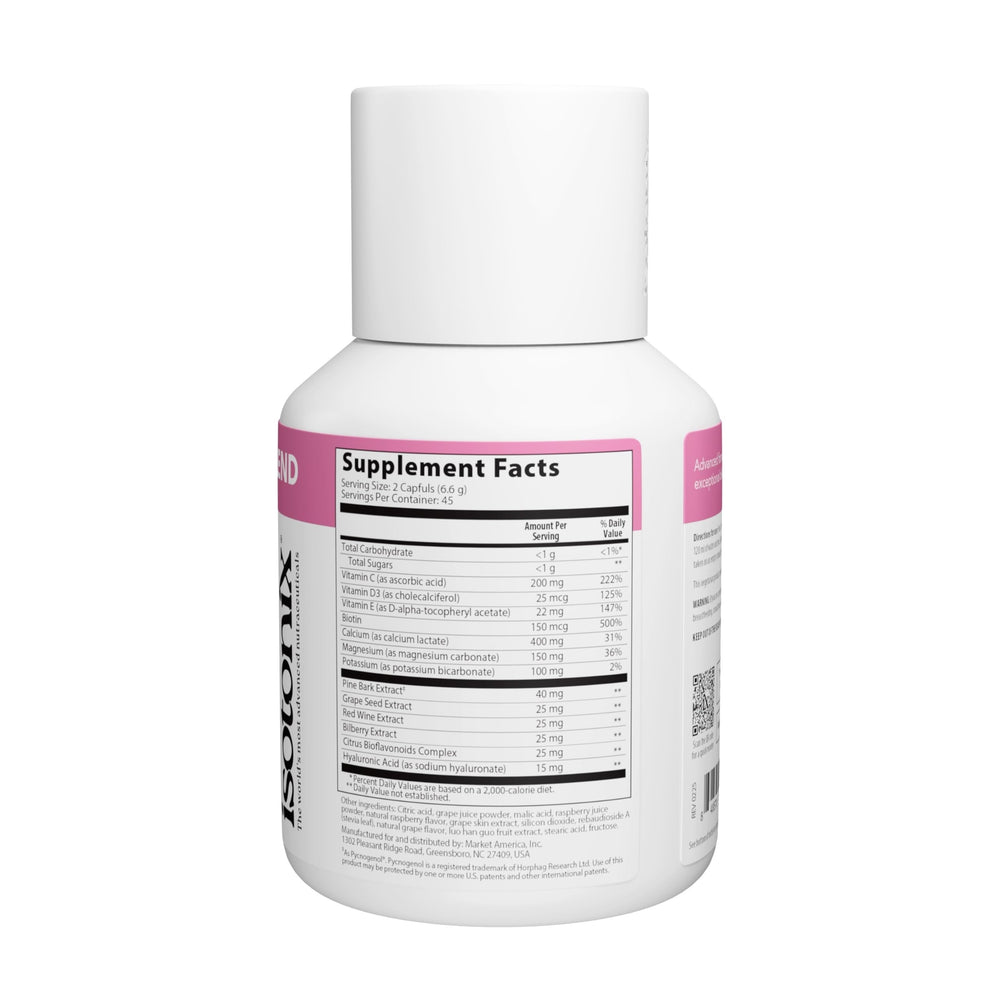 Isotonix OPC-3 Beauty Blend biotin hair nails icon representing beauty from within.