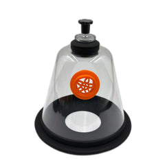 ItRonz pet oxygen mask shows a secure fit for comfortable in-treatment use
