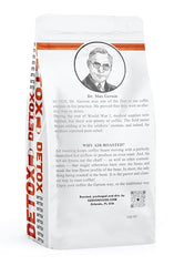 Its Gerson Good coffee air-roast process yields even flavor.