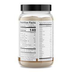 It's Just! whey protein concentrate canister highlights premium, cold-processed protein quality.