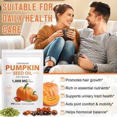 ITSDAWN pumpkin seed oil softgels pouch ready for a 100-day supply