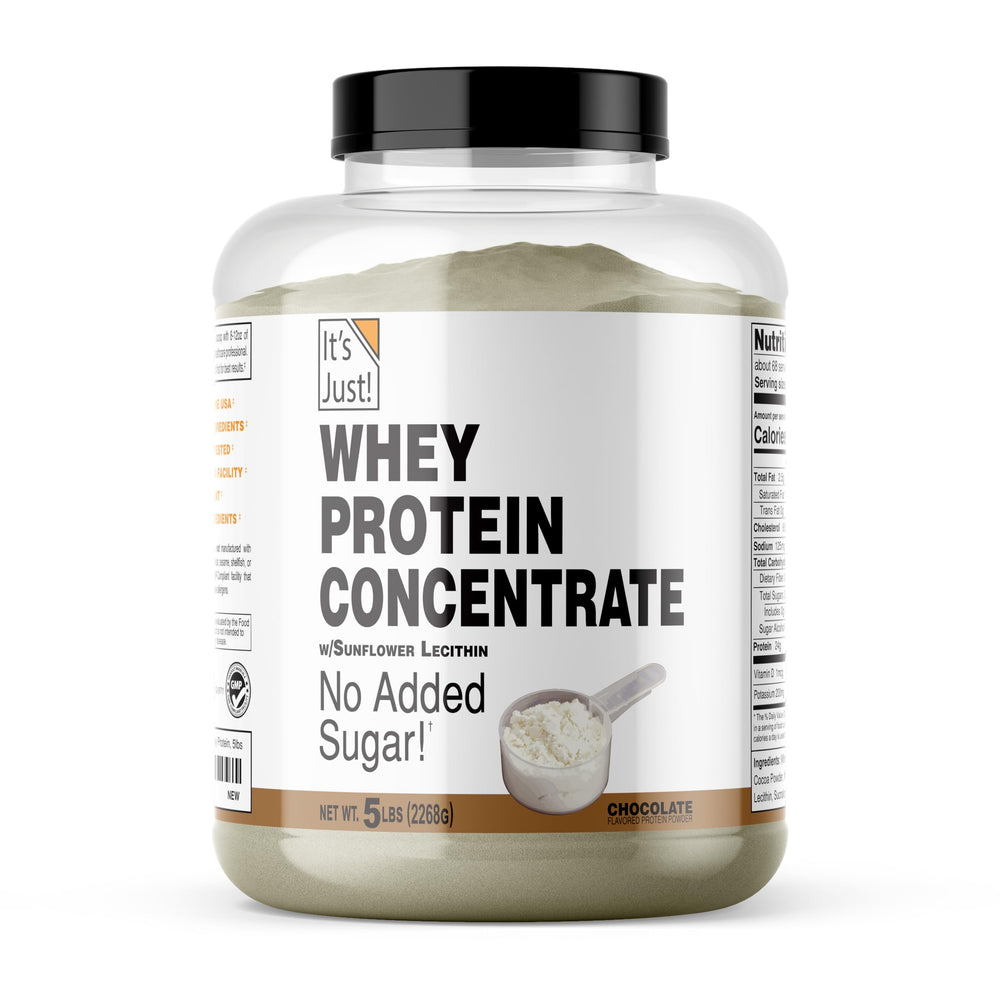 itsjust whey concentrate bag with 5 lb packaging for easy daily protein
