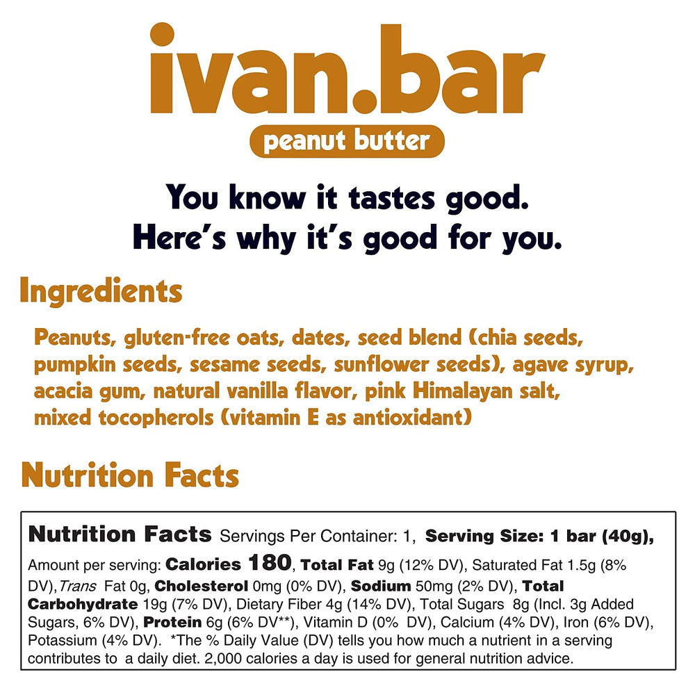 ivanbar on-the-go energy bar held in hand for quick fueling