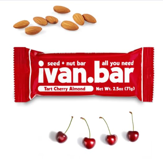 ivan.bar vegan snack bar with 10g protein close-up highlighting ingredients