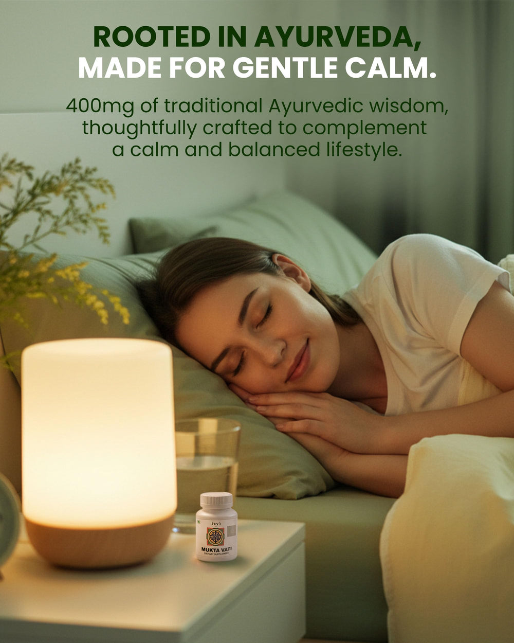 Ivy's Mukta Vati user scene demonstrates convenient supplementation