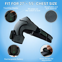 IvyWorkshop wireless massager pad powered by 5000mAh battery.