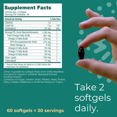 Iwi Life Heart Omega-3 purity testing seal ensuring safety