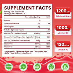 Jabsah Calcium Citrate Gummies being poured for a quick daily serving