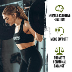 Jacked Factory Ashwagandha Gummies 600mg serving visual emphasizing robust dose.