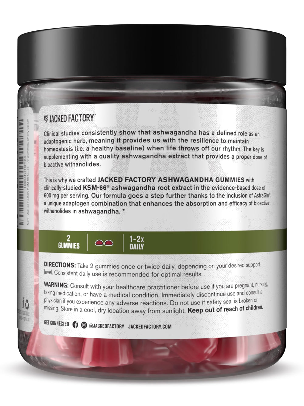 Jacked Factory Ashwagandha Gummies usage scene in daily routine.
