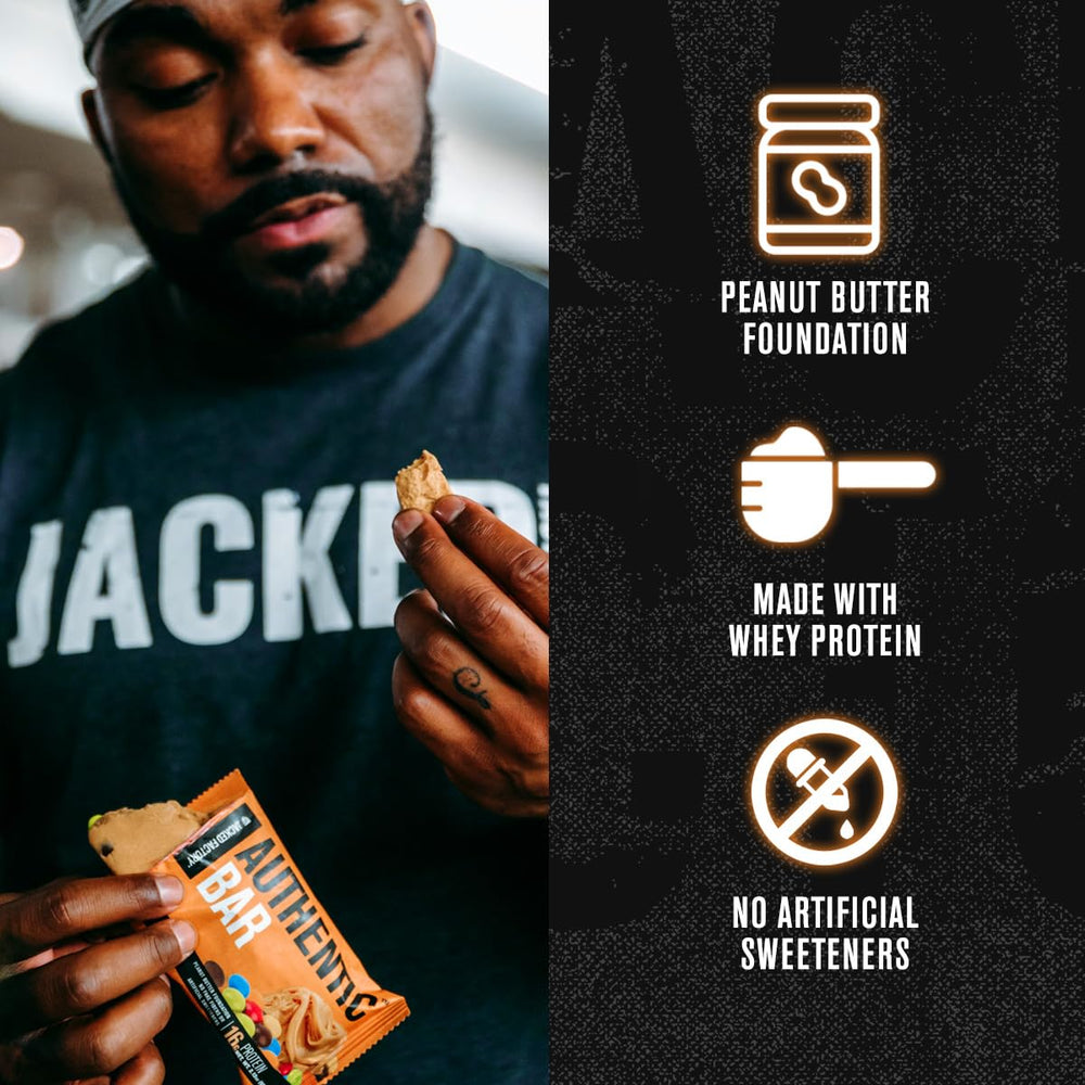 Real nut butter texture and flavor in the bar.