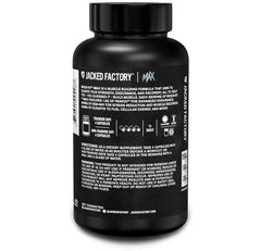 Jacked Factory Build-XT Max pill close-up showcasing clean ingredients.