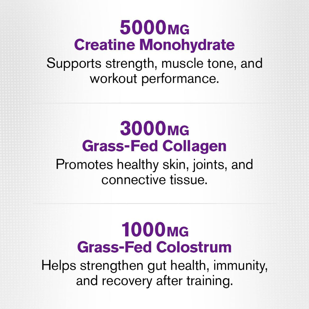 Jacked Factory Creatine for Women collagen hydrolysate detail for hair and skin