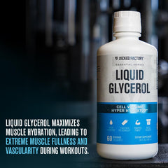 Glicerol líquido de Jacked Factory con absorción rápida para hidratación sostenida.