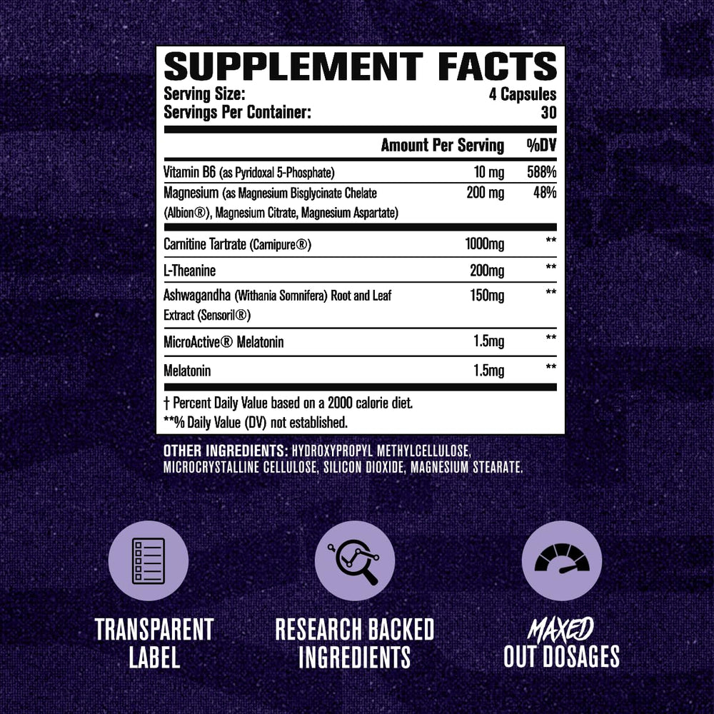 Jacked Factory Lean PM Max blister pack and pills.