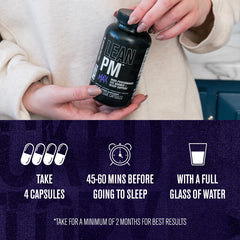 Jacked Factory Lean PM Max packaging and box design.