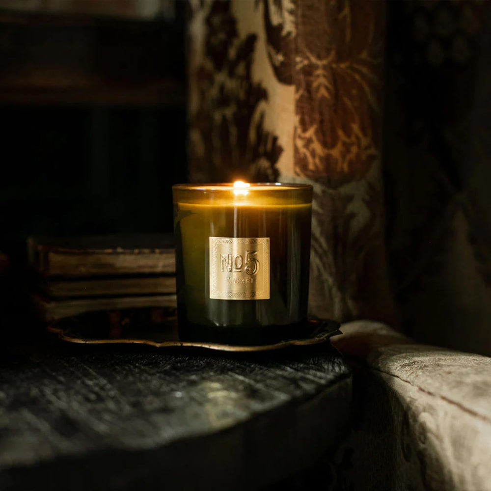 Jackson Vaughn hand-poured candle demonstrates craftsmanship and a consistent burn for daily luxury