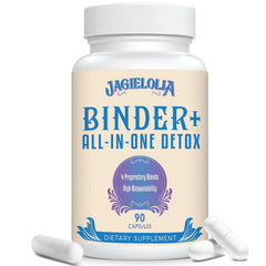 Jagielolia Detox Binder activated charcoal capsules for toxin support and gentle daily cleansing