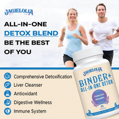 Jagielolia detox binder probiotics and prebiotics for gut balance and digestion