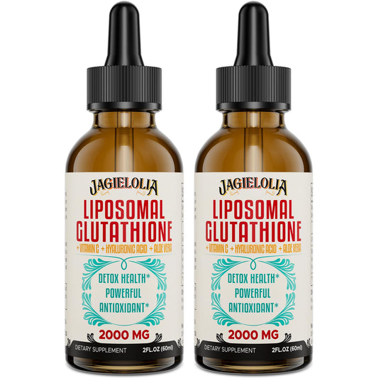 Jagielolia Liposomal Glutathione Liquid bottle front showing premium antioxidant support.