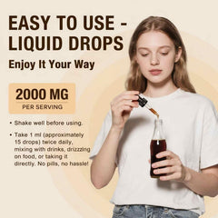Jagielolia Liposomal Glutathione Liquid daily-use bottle on countertop.