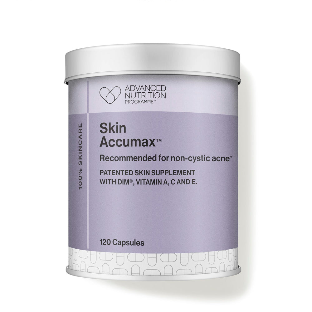 Jane Iredale Skin Accumax bottle front promotes healthy skin.