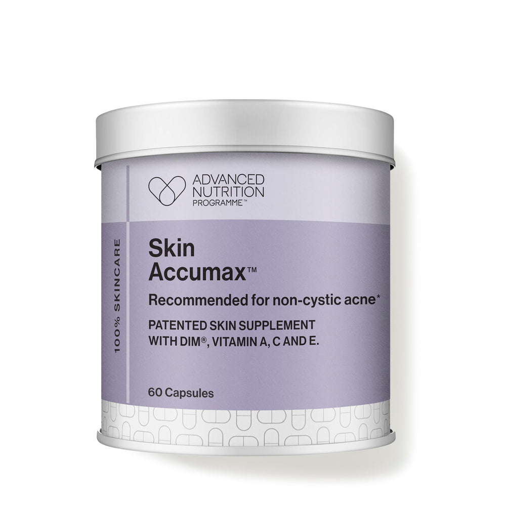 Jane Iredale Skin Accumax bottle front, showcasing packaging for skin support.